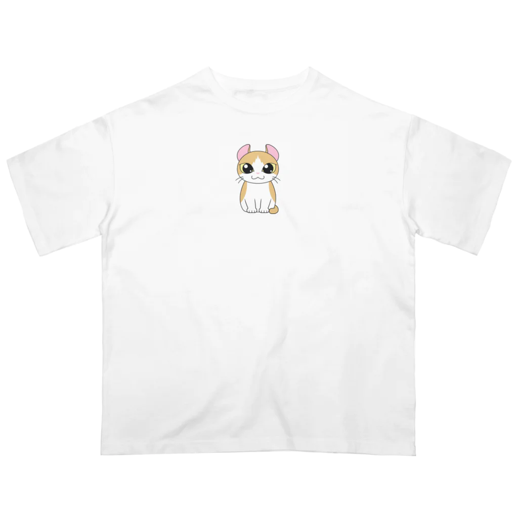 おりょうのネコちゃんグッズのかわいいアメリカンカール② Oversized T-Shirt