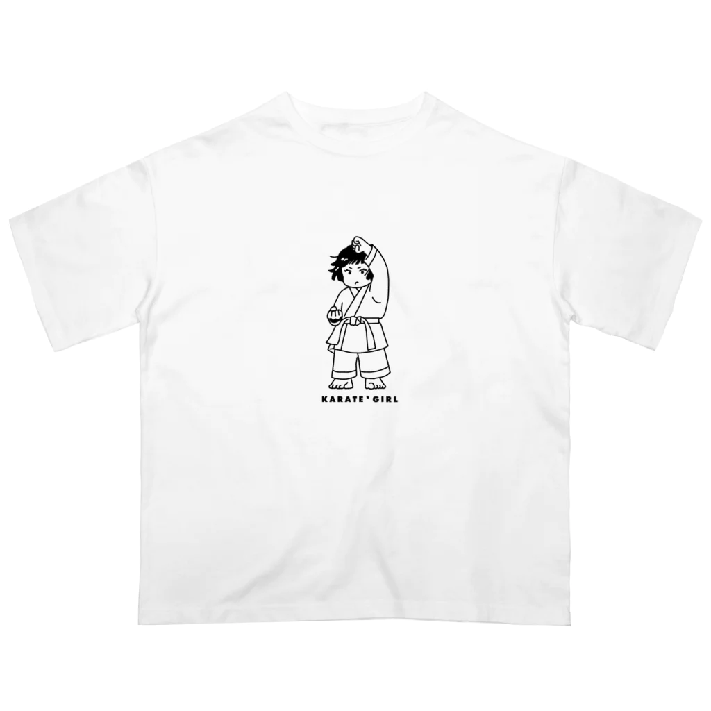 徳宮なっつのKARATE GIRL_透明 オーバーサイズTシャツ