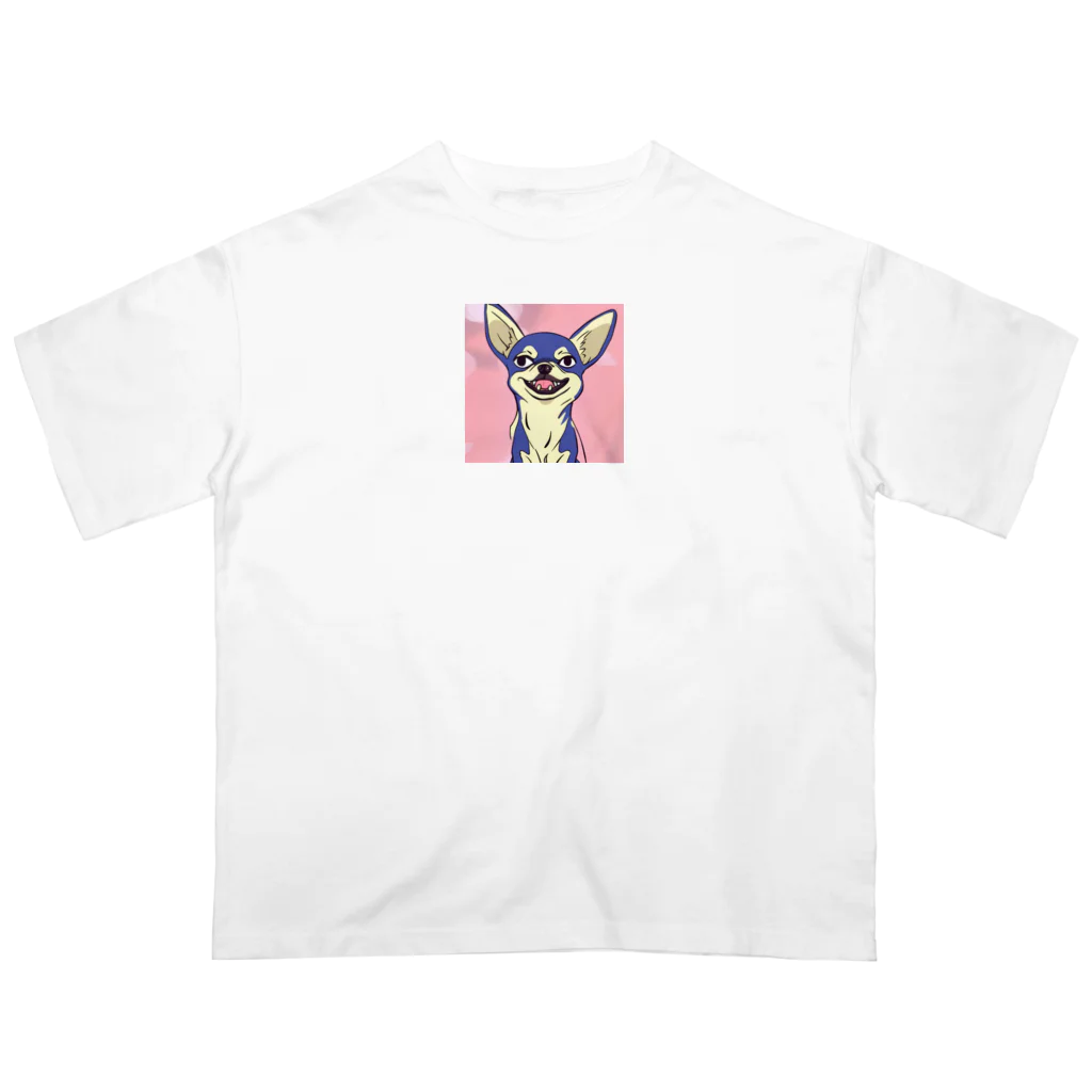 kuchibueyaのチワワ　 オーバーサイズTシャツ