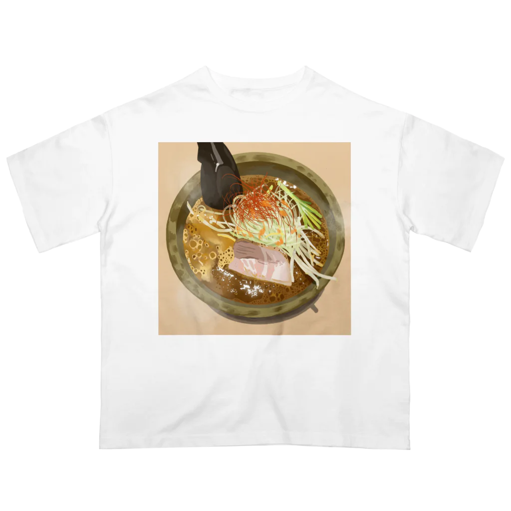 渡邊野乃香のお店のラーメン2 オーバーサイズTシャツ