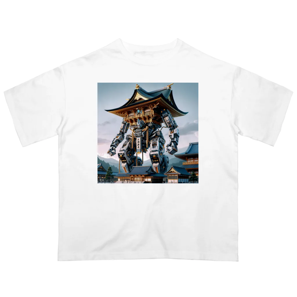 こまイヌ屋たちの出雲大社ロボ Oversized T-Shirt