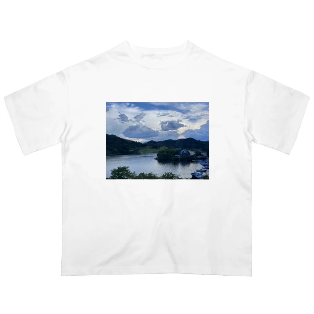 休憩時間の久美浜湾Tシャツ Oversized T-Shirt