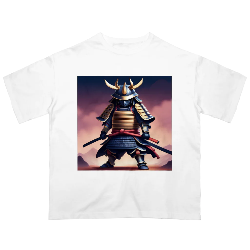 Zamurai【侍-samurai-】アートのZamurai【甲冑】ディフォルメ オーバーサイズTシャツ