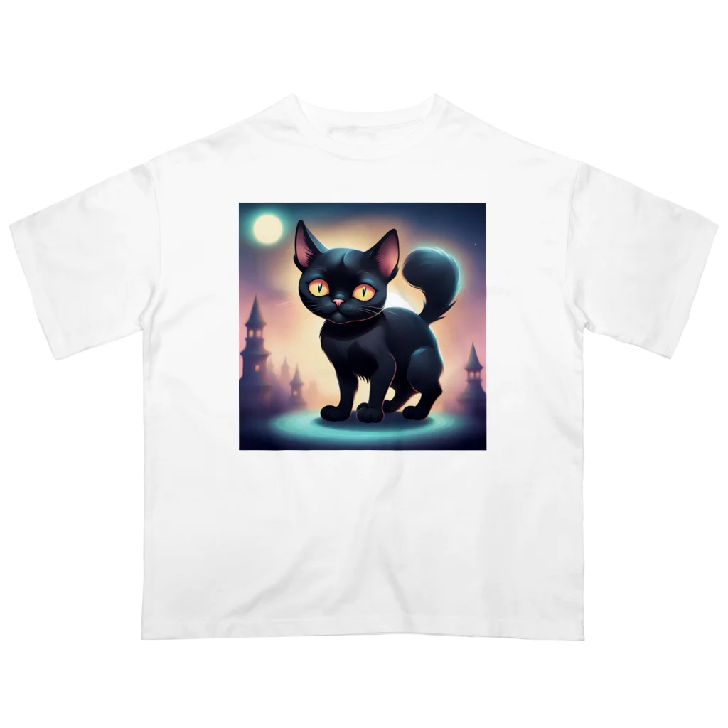 teLのくろねこクー Oversized T-Shirt