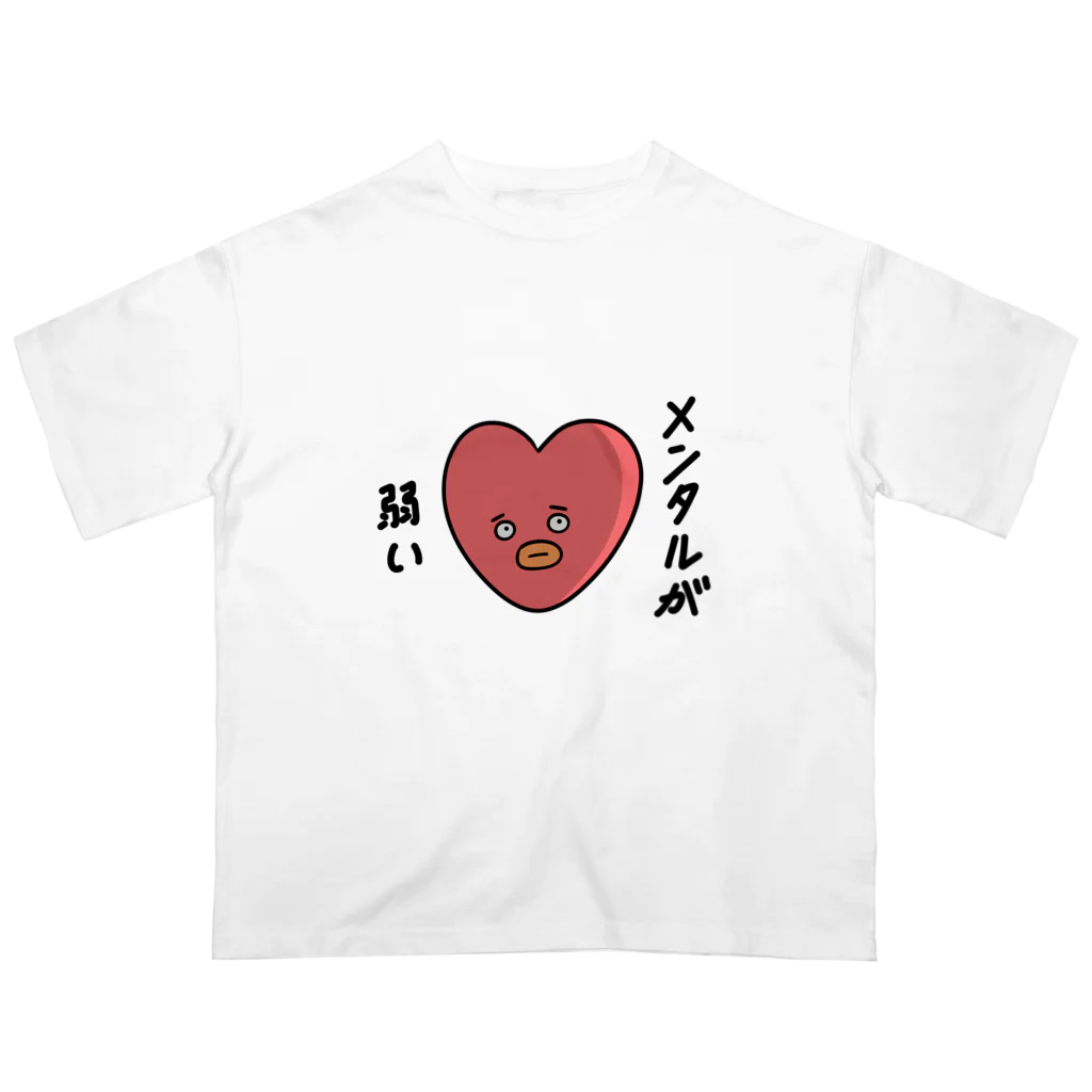 まがおのメンタル弱い オーバーサイズTシャツ