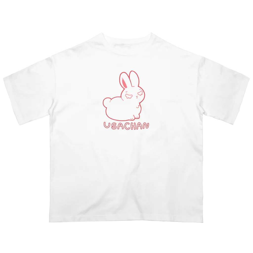 ぱすたてるかるぼのUSACHAN オーバーサイズTシャツ