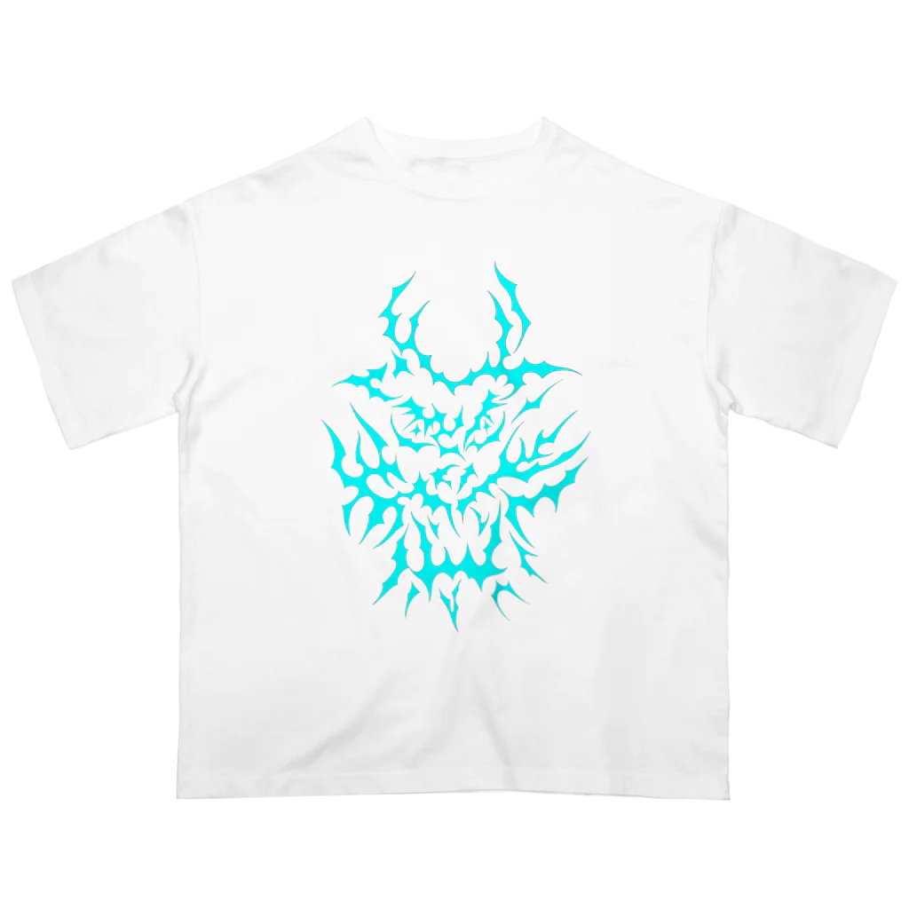 電光石火愚羅符威駆の電光石火龍 Oversized T-Shirt