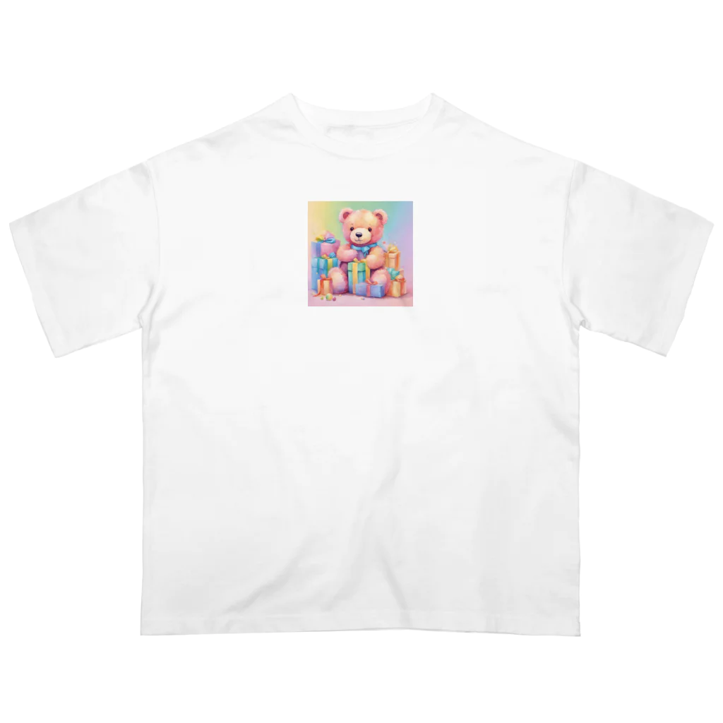 いさぴのプレゼントベア Oversized T-Shirt