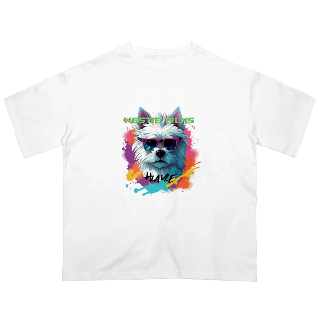 WESTIE_FILMSのWESTIEグッズです‼️ Oversized T-Shirt