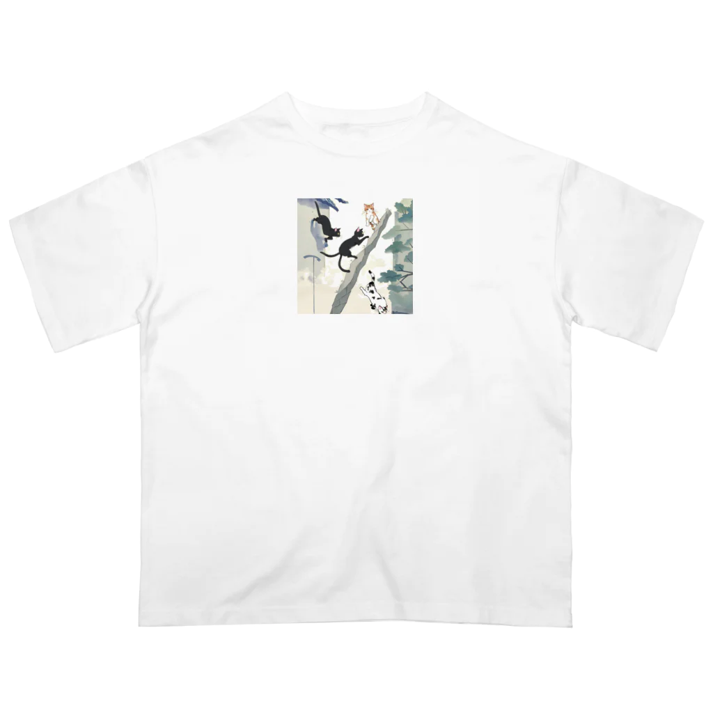 ひとやすみ　らいふの和子 Oversized T-Shirt