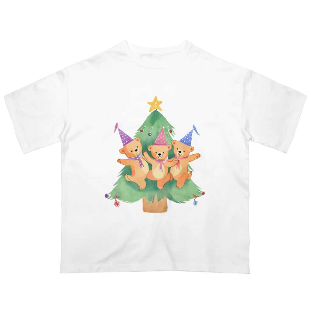 yugorohouseのクリスマスベアーズ Oversized T-Shirt