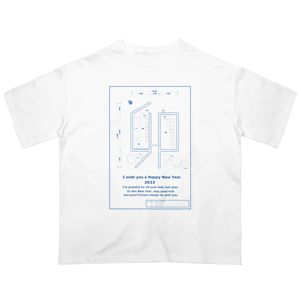 onzo_BGMの卯年　年賀状 Oversized T-Shirt