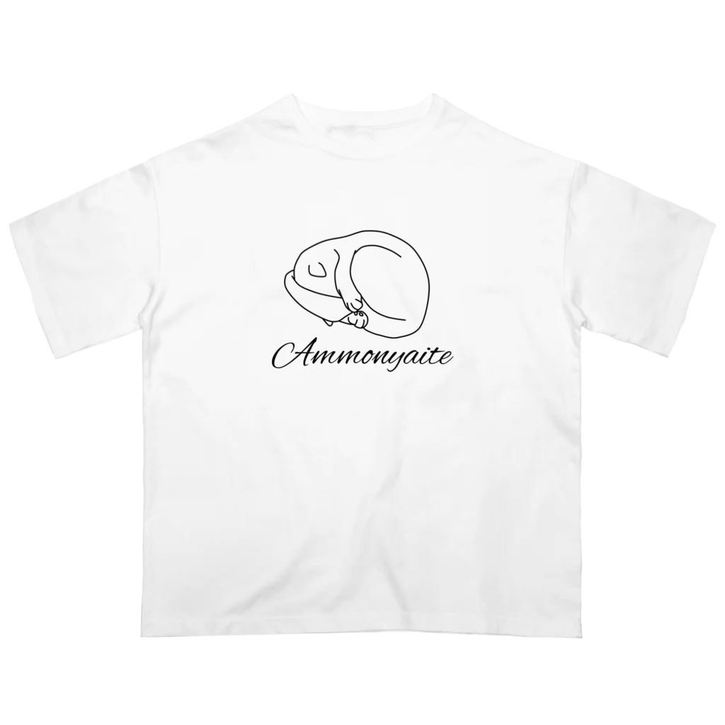 MiMoZa@猫好きのアンモニャイト オーバーサイズTシャツ