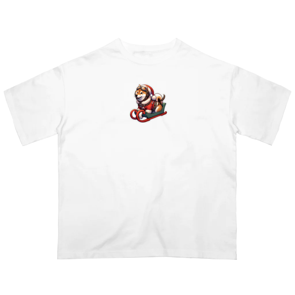 シバライダーロードの柴ライダーサンタ Oversized T-Shirt