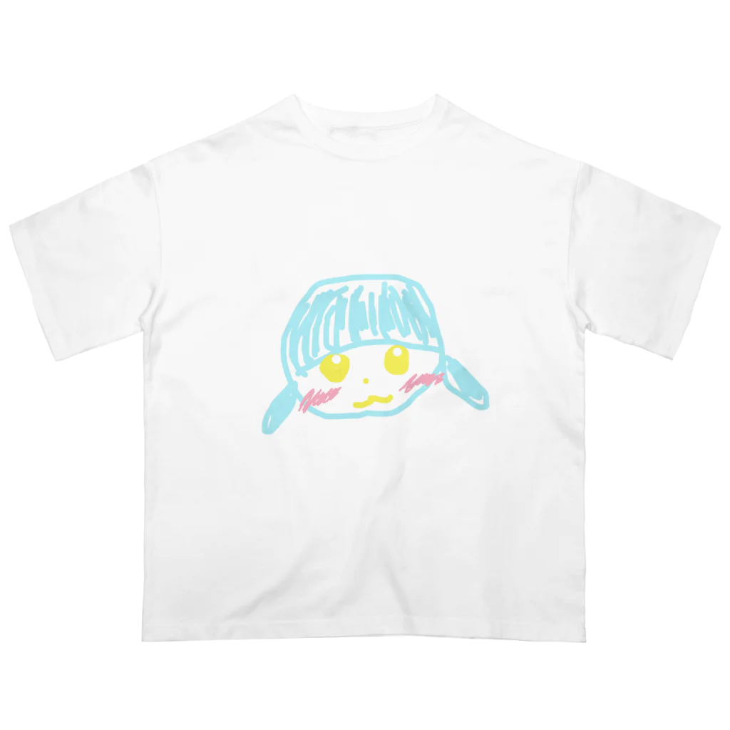 朝陽(あさひ)/公式の絵心ないやつが書いた朝陽 Oversized T-Shirt