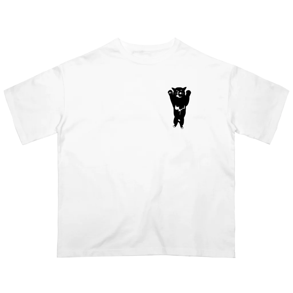 犬猫サロンぷらすのツキノワネコ Oversized T-Shirt