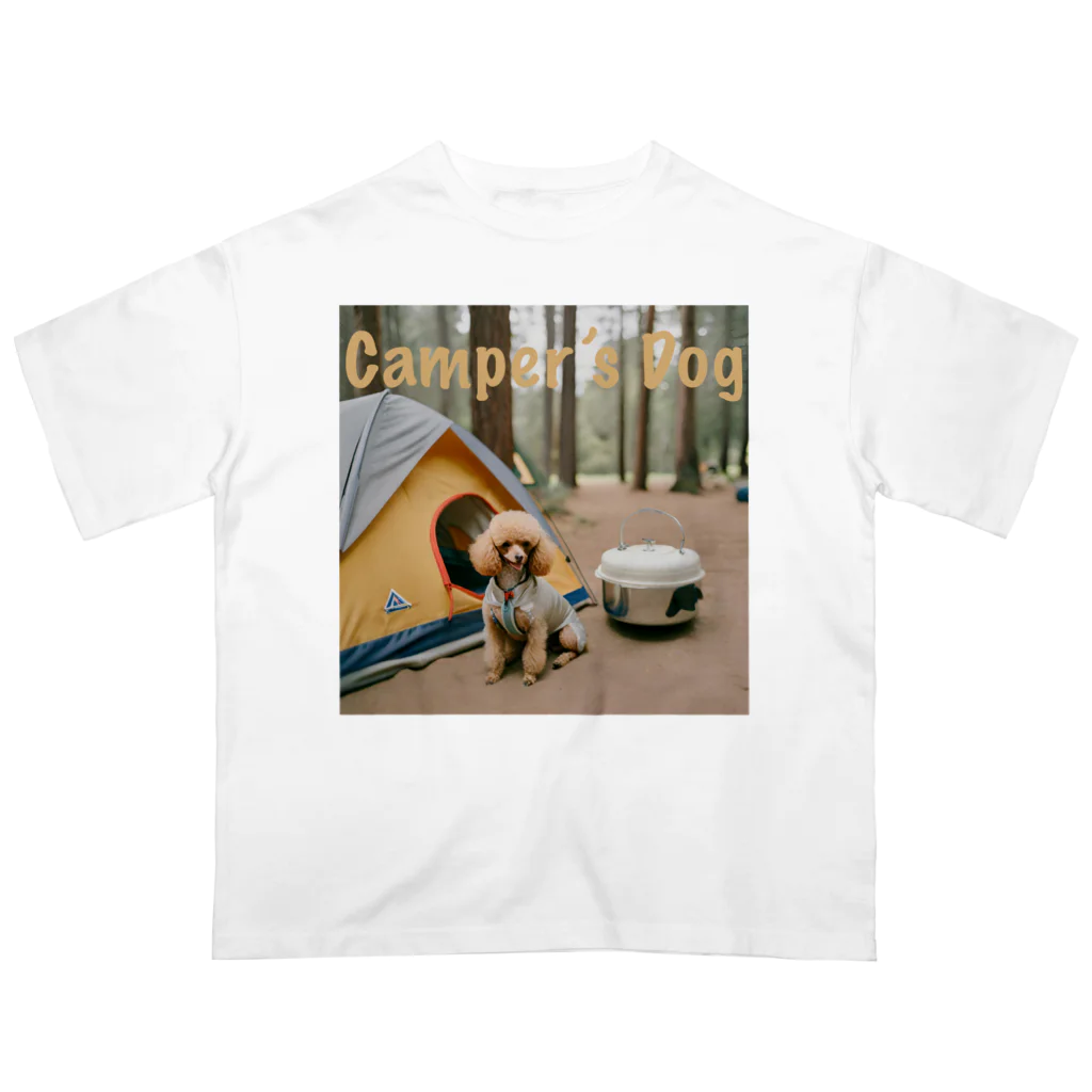 camper's dogのcamper's dog  トイプードル Oversized T-Shirt