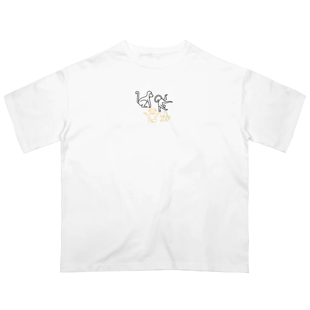 "Elegance Crew"のモンチー オーバーサイズTシャツ