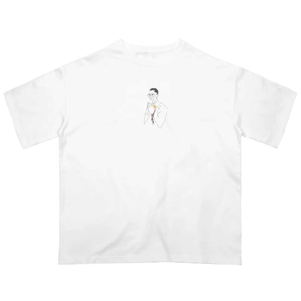 ポケットの副住職さん Oversized T-Shirt