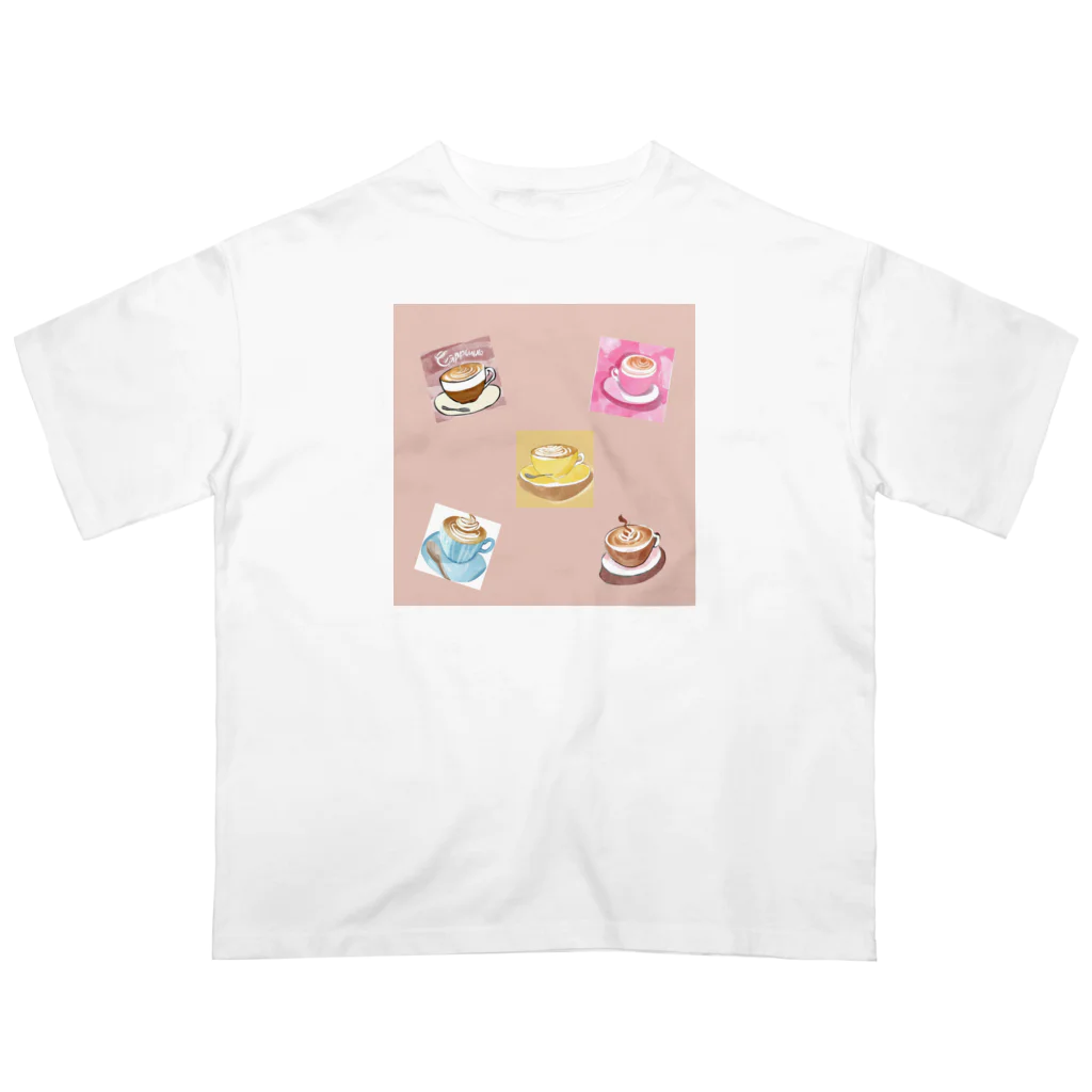 Sweet_moonLaboのSweet　cafe Oversized T-Shirt