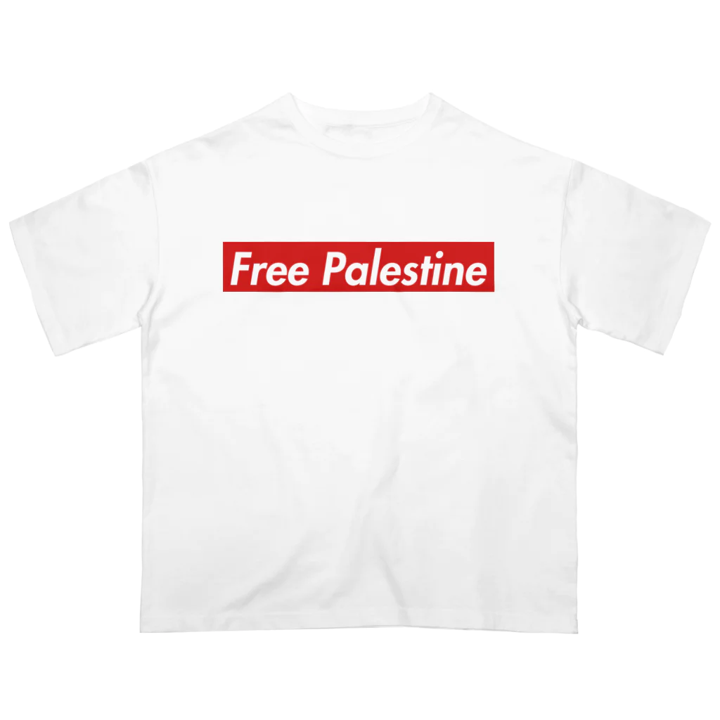 YaHabibi ShopのFree Palestine　パレスチナ解放のためのもの Oversized T-Shirt