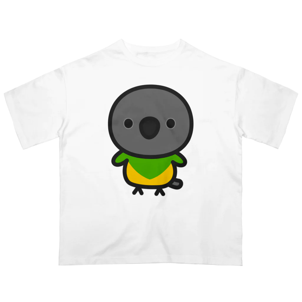 いんこ屋堂のネズミガシラハネナガインコ Oversized T-Shirt