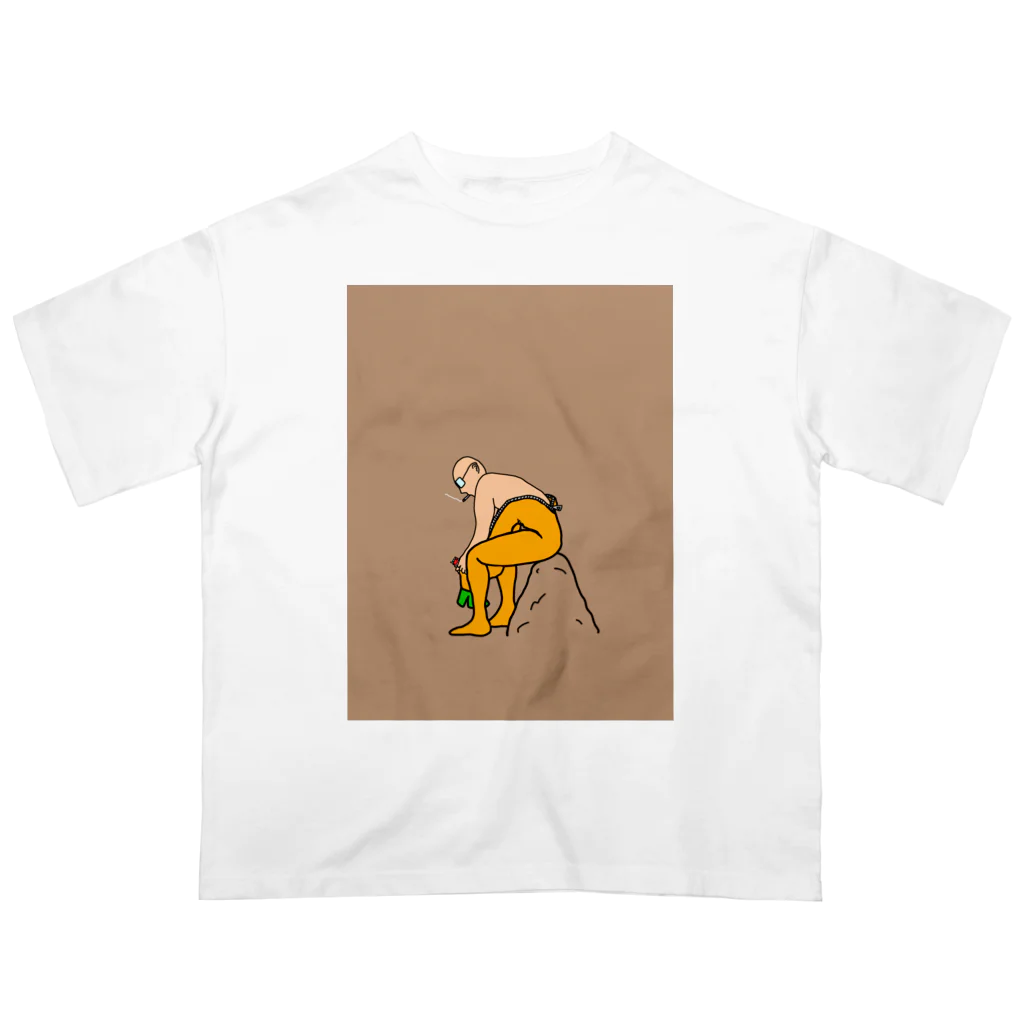 癖強のニン人（休憩中） Oversized T-Shirt