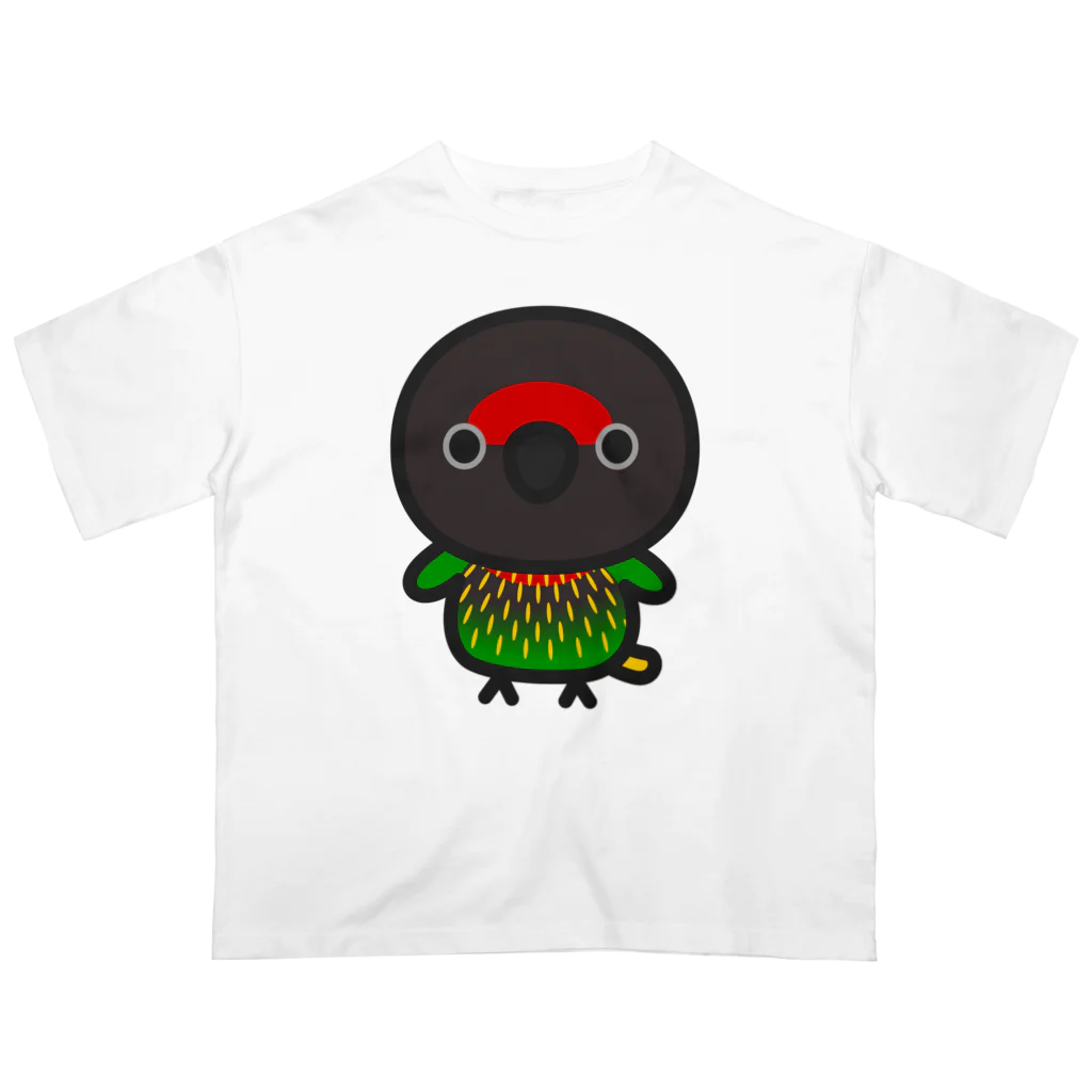 いんこ屋堂のキスジインコ オーバーサイズTシャツ