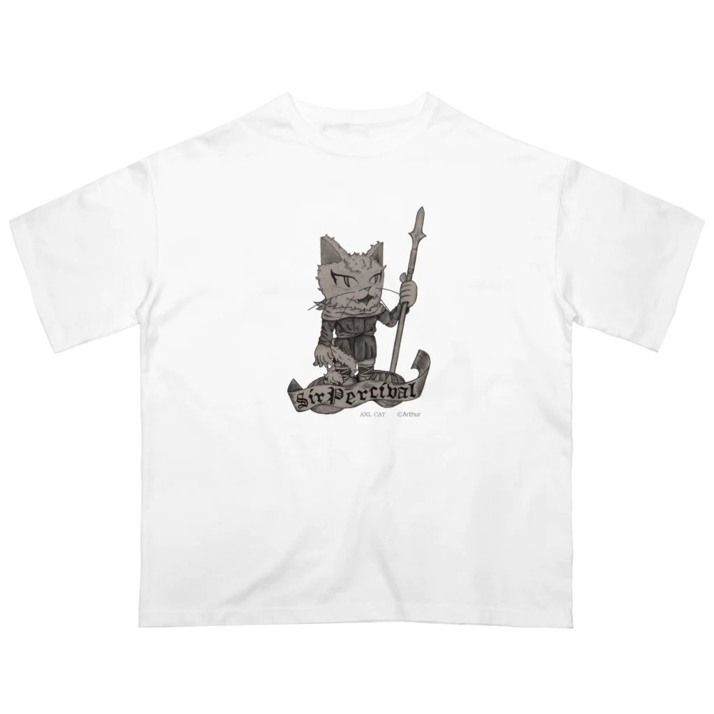 AXL CATのパーシヴァル (AXL CAT) オーバーサイズTシャツ