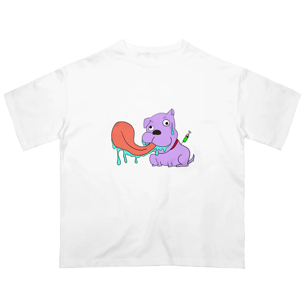 ななもちゃんのぱーぷるくん オーバーサイズTシャツ