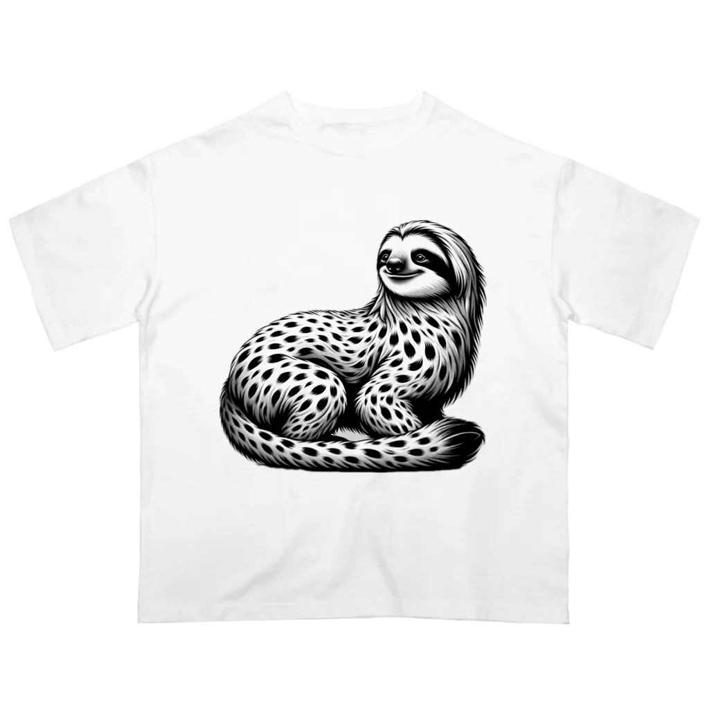 animal×animalのsloth×cheetah=? Oversized T-Shirt