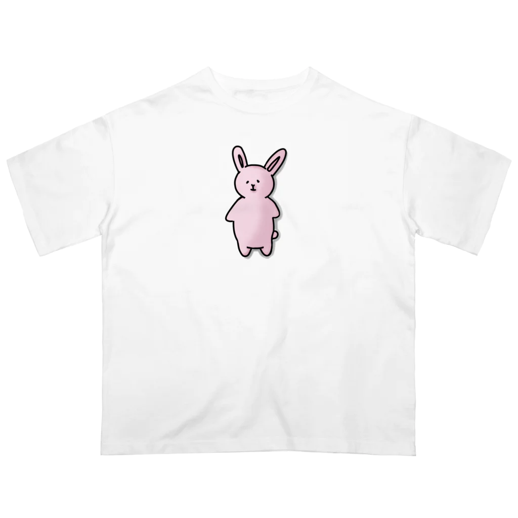 みつまめこshopのポテっとうさぎ Oversized T-Shirt