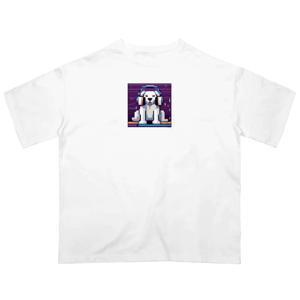 mellowのDJわんこ オーバーサイズTシャツ