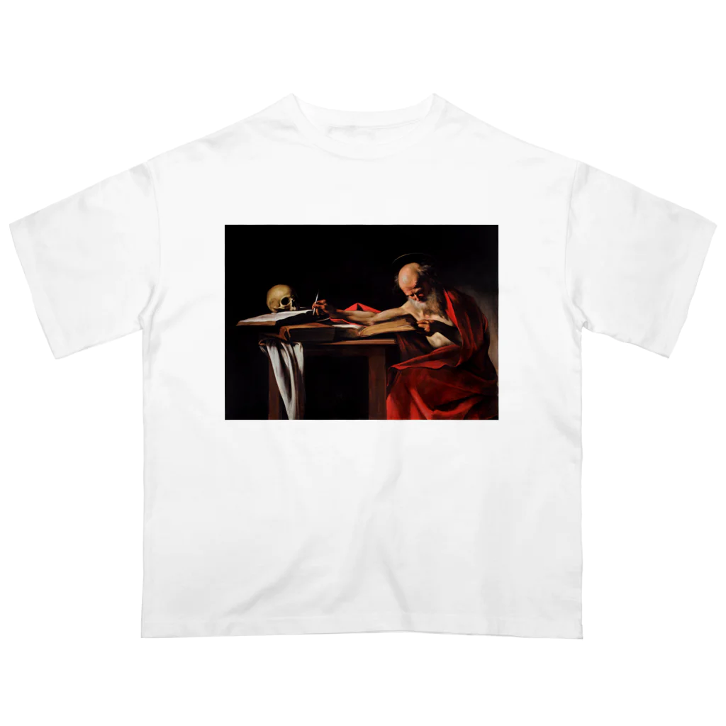 世界美術商店の書斎の聖ヒエロニムス / Saint Jerome Writing オーバーサイズTシャツ