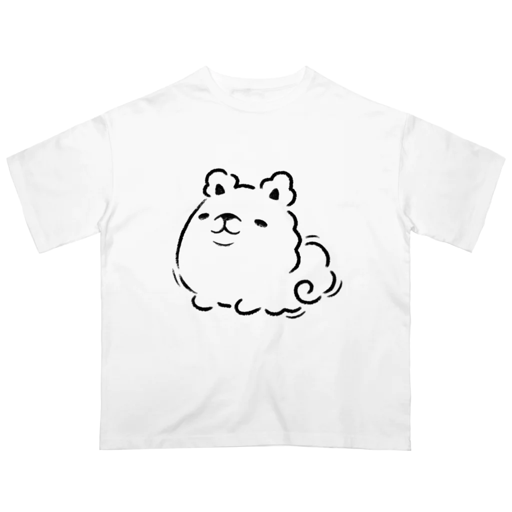 UWAMIのアニマルショップのふんわり犬 オーバーサイズTシャツ