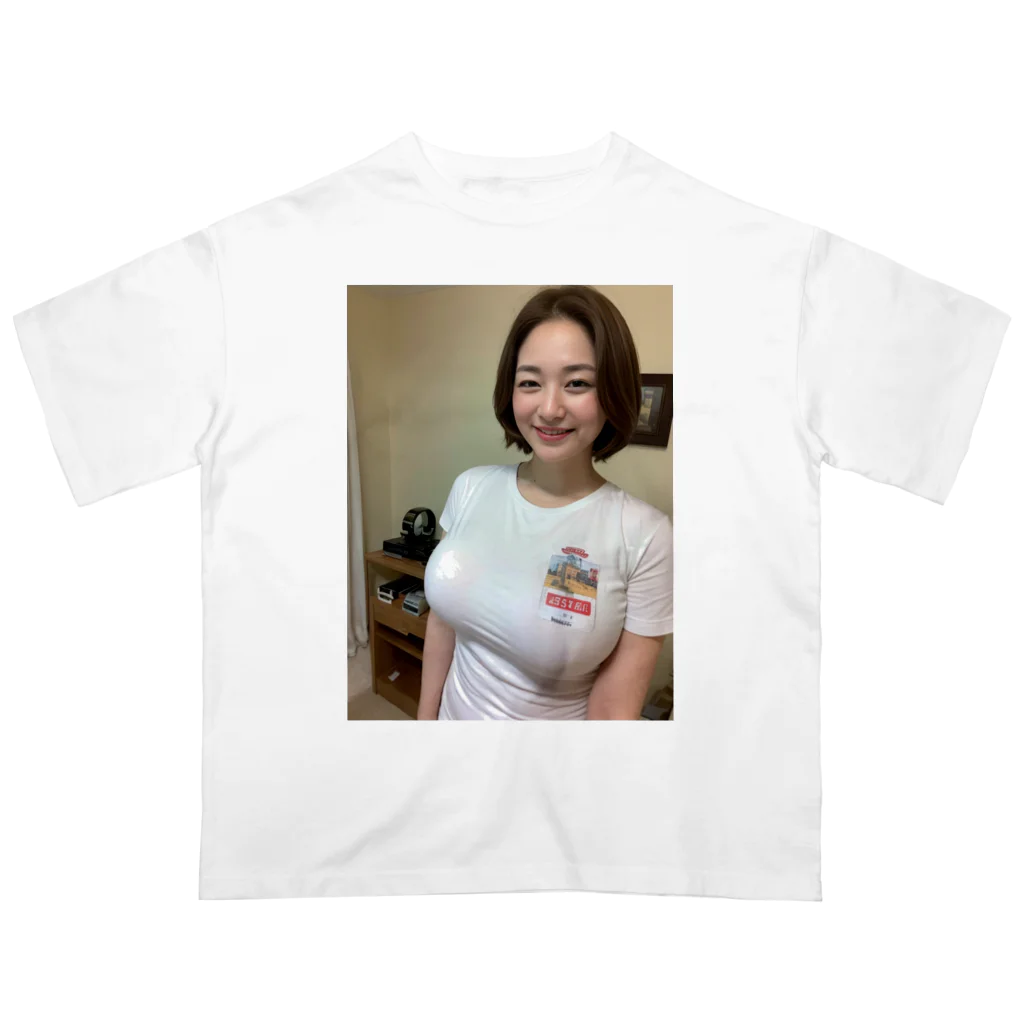 AI mature womanのAI美女　YUMI オーバーサイズTシャツ