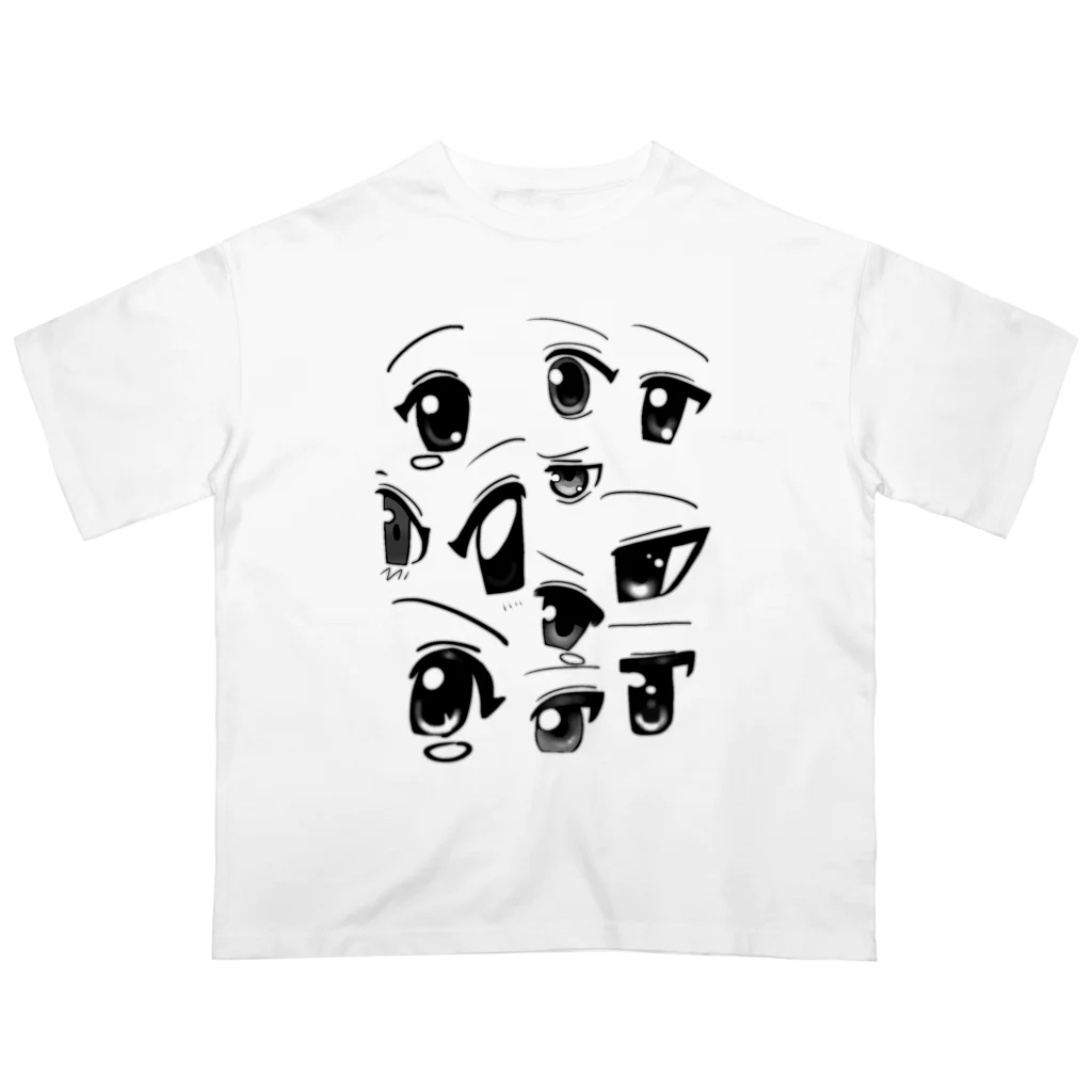 ツヤツヤ女児の萌えeyes オーバーサイズTシャツ