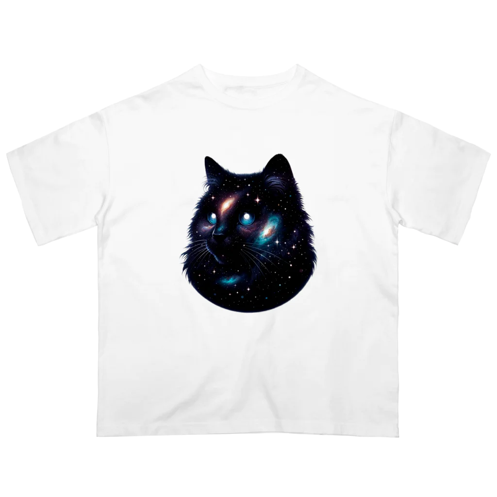 宇宙猫の宇宙猫13 Oversized T-Shirt