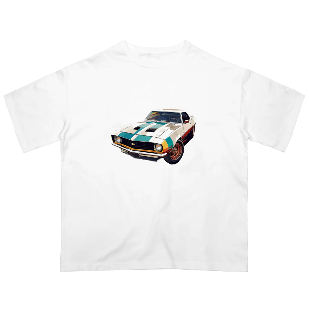 wowwooのOld Chevrolet Camaro オーバーサイズTシャツ