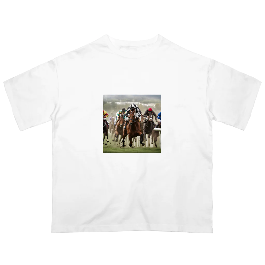 ぱむぱむの熱烈競馬 Oversized T-Shirt