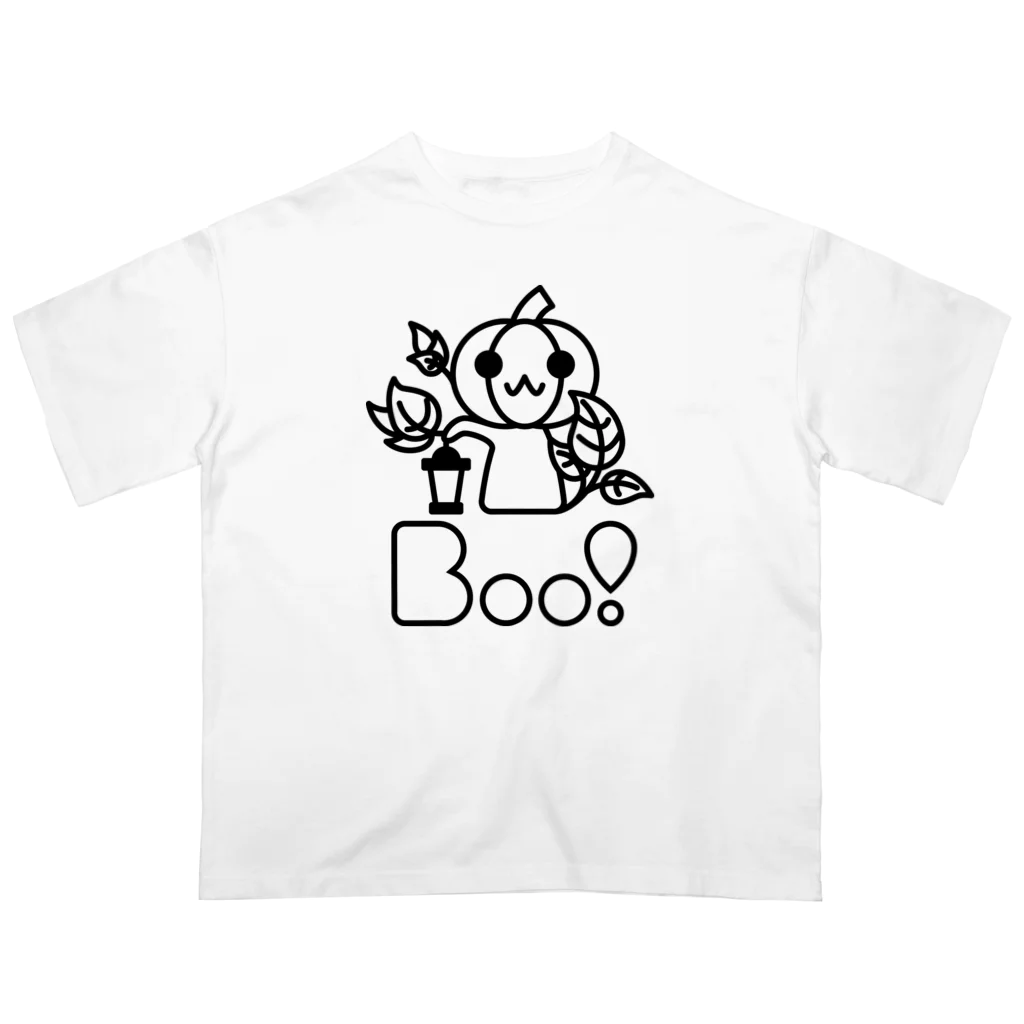 Boo!のBoo!(ジャックオーランタン) Oversized T-Shirt