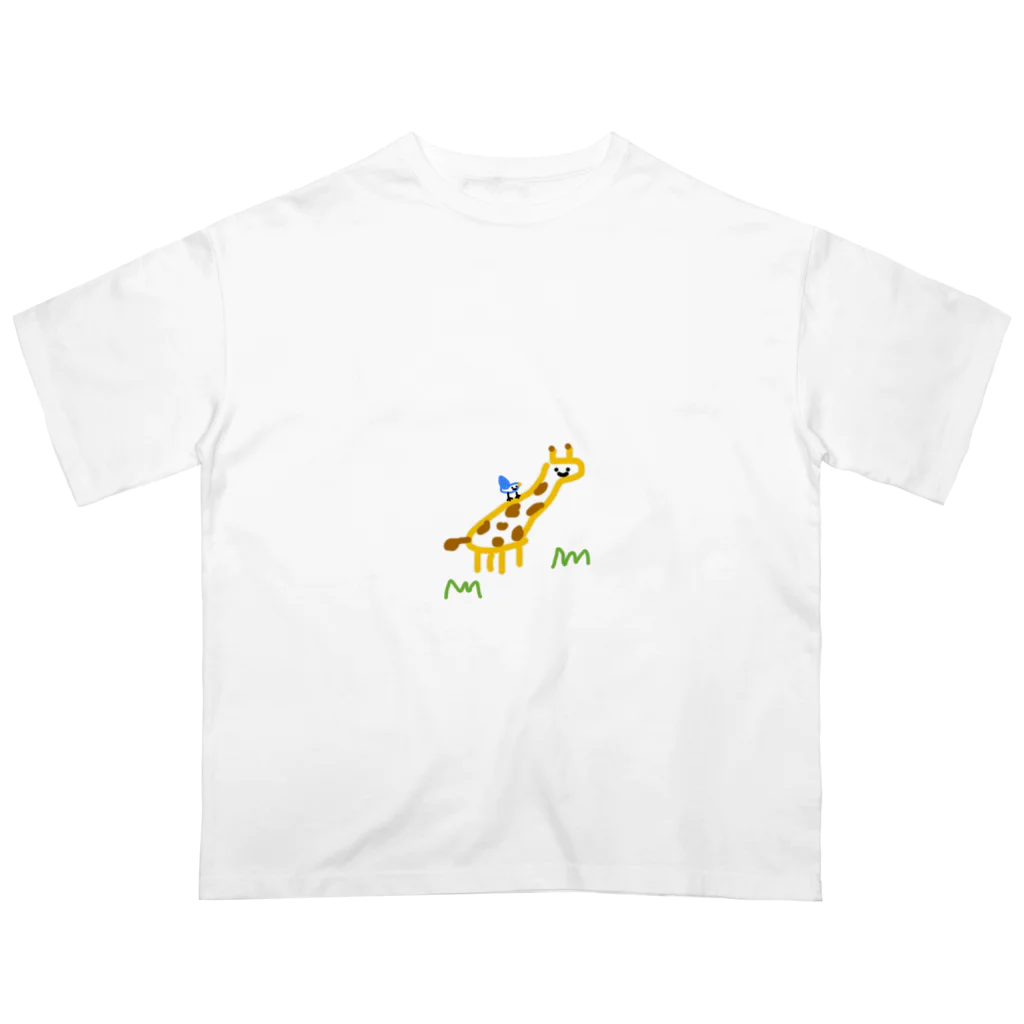 yakiniku_umaiのｷﾘﾝﾄﾄﾘｻﾝ オーバーサイズTシャツ