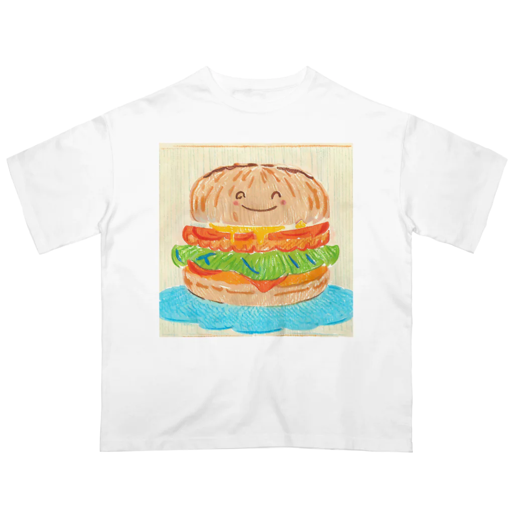 ユンズローズのバーガーくん オーバーサイズTシャツ