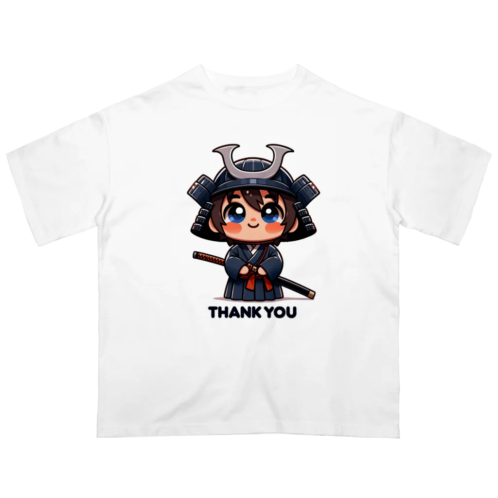 oosakanoojisannの子供侍シリーズ オーバーサイズTシャツ