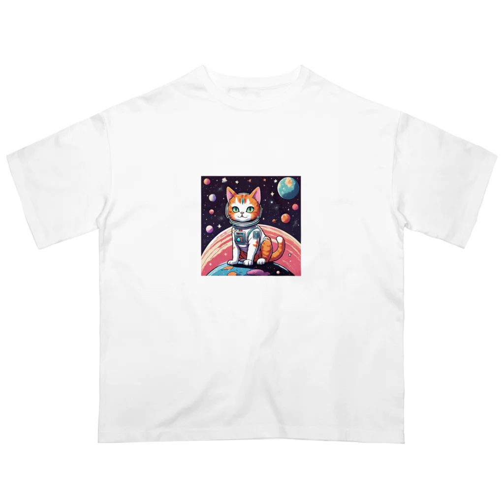 ochahanaの宇宙捜査隊すぺねこ オーバーサイズTシャツ