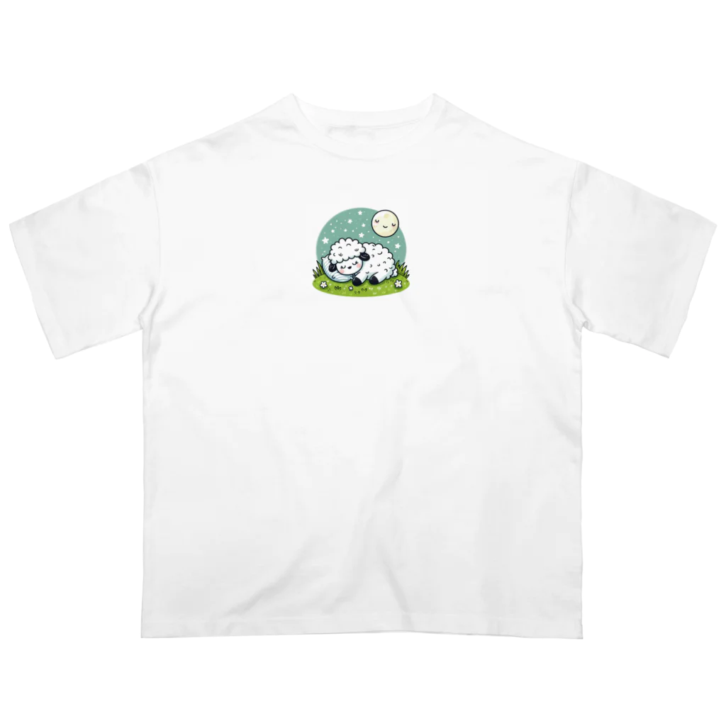 星パンダショップのすぴすぴひつじ オーバーサイズTシャツ