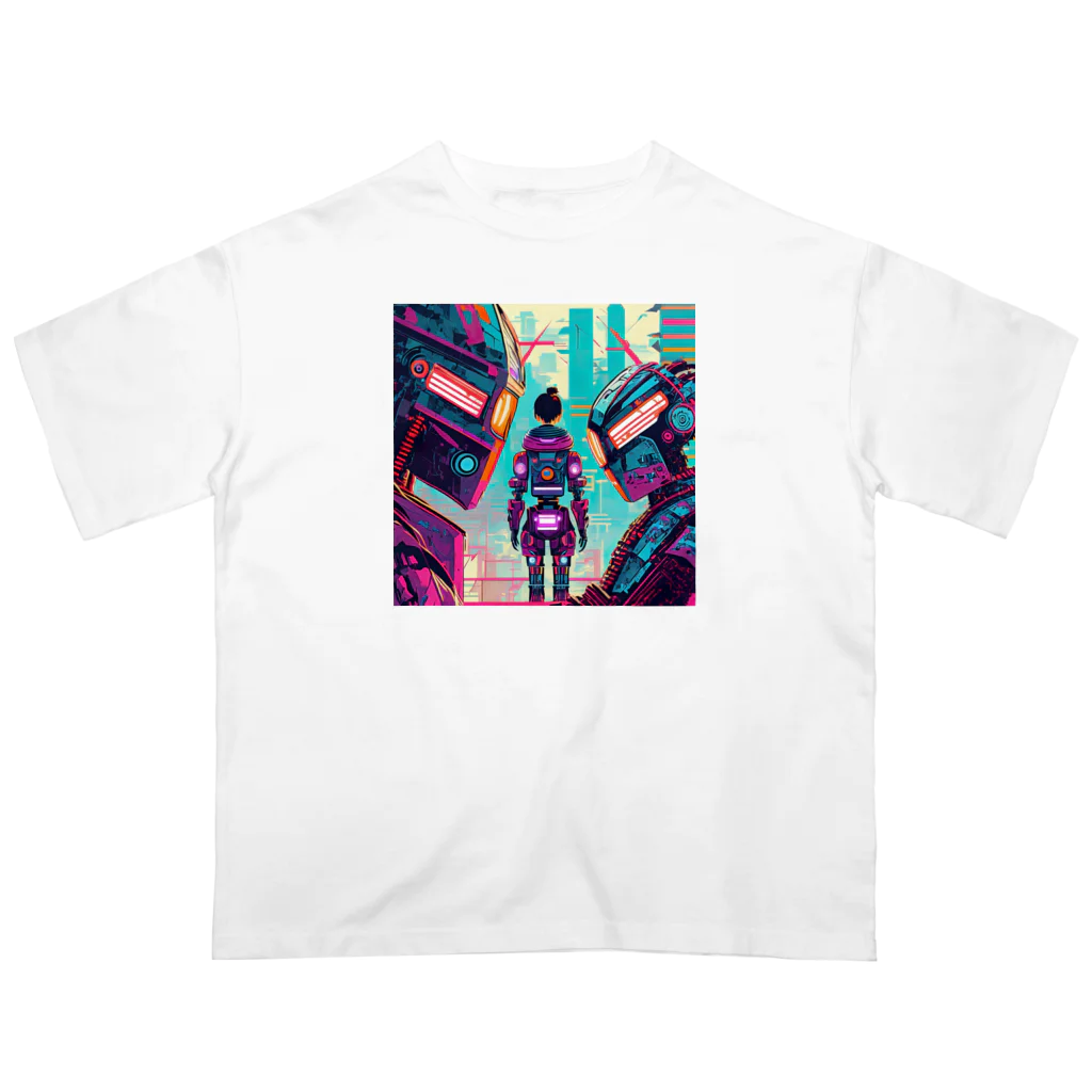 kokoleca_designのTOKYO BOT: 都市探索 オーバーサイズTシャツ