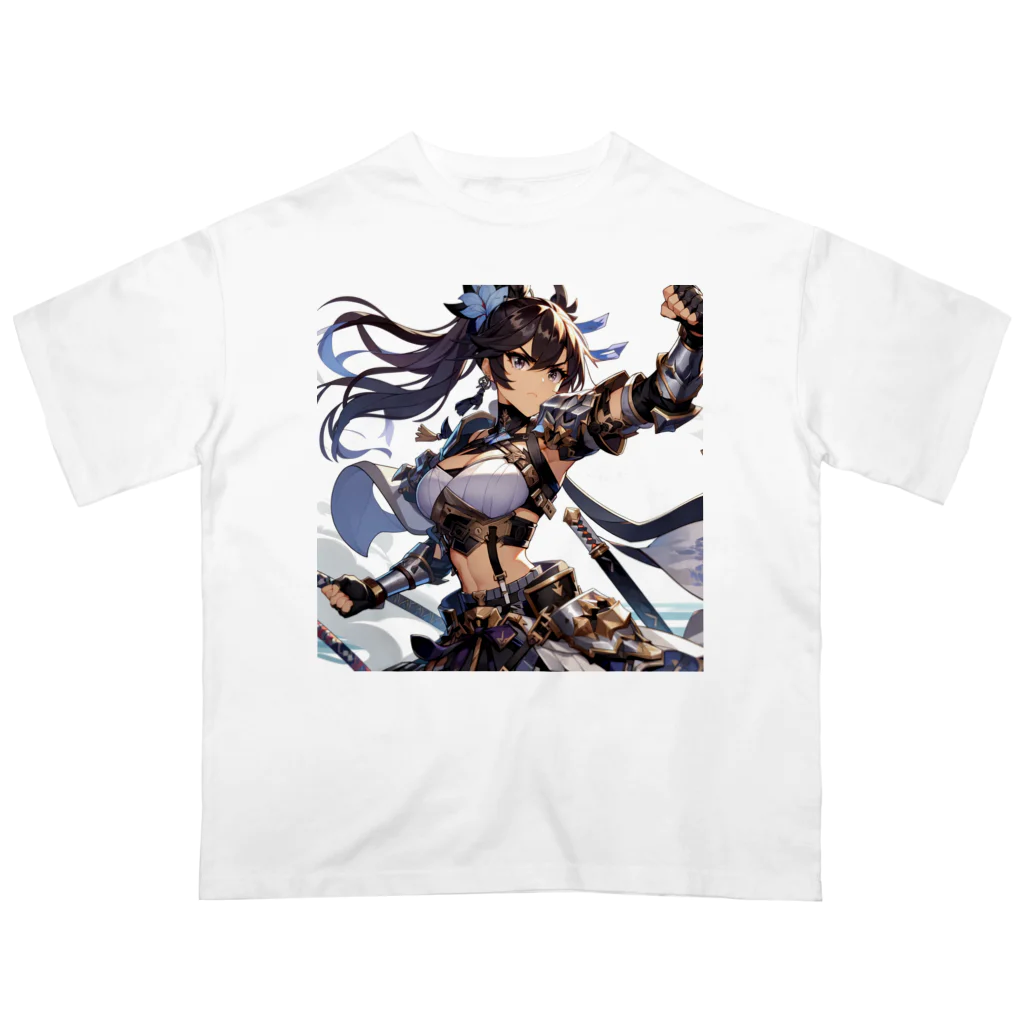 しんがんの戦闘的なAI美女 オーバーサイズTシャツ