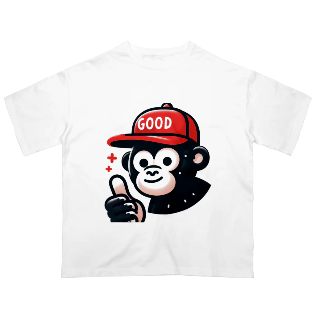 アニマルキャラクターショップのGoodゴリラ Oversized T-Shirt