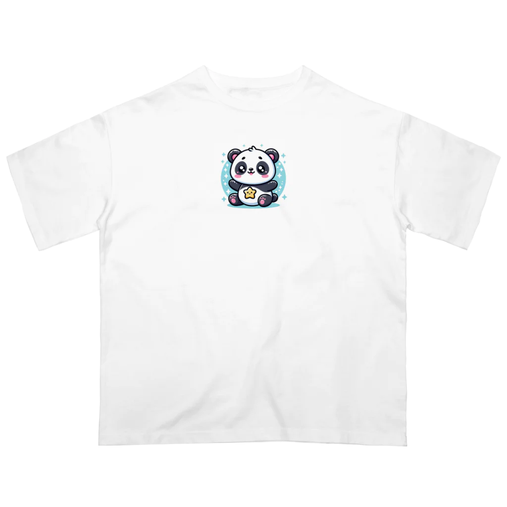 星パンダショップのきらきら星パンダ Oversized T-Shirt